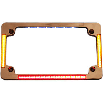 CUSTOM DYNAMICS All-in-One Integrated LED License Plate Frame