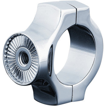 1¼" Diameter Swingarm Side-Mount License Plate Bracket Black or Chrome Options