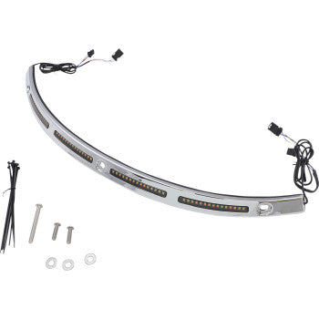 Genesis 4 Dynamic LED Batwing Windshield Trim (Chrome)