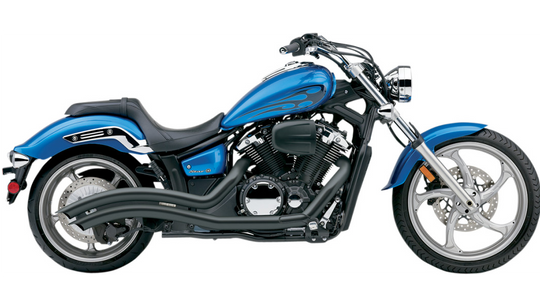 Speedster Swept Exhaust - Black - Stryker 1300