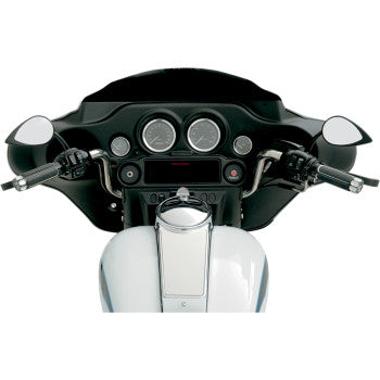 Tear Drop Mirror Black