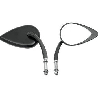 Tear Drop Mirror Black