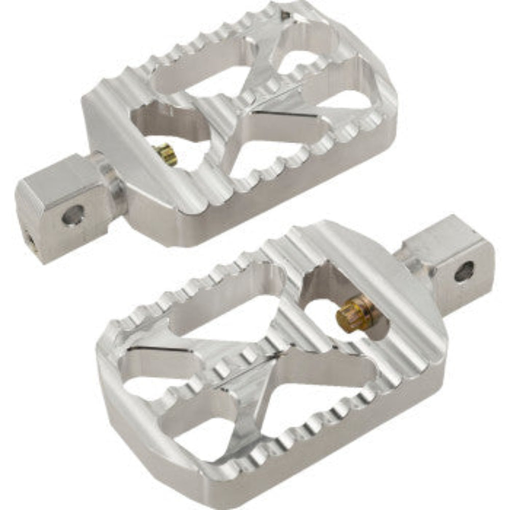 1620-2646 Bear Claw Foot Pegs - Silver - Indian