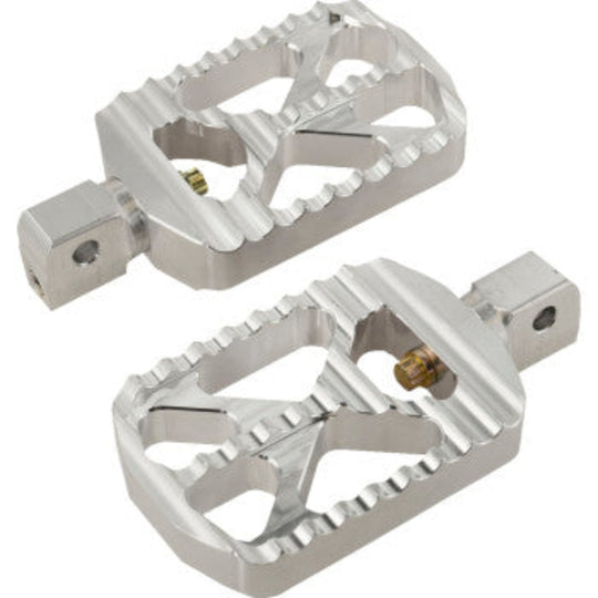 1620-2646 Bear Claw Foot Pegs - Silver - Indian