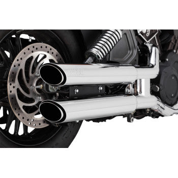 Vance & Hines Twin Slash 3in Slip-On Mufflers for Scout