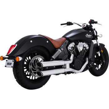 Vance & Hines Twin Slash 3in Slip-On Mufflers for Scout