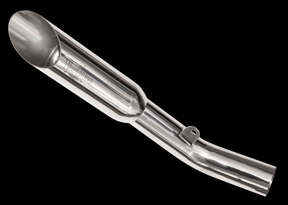 Voodoo SHORTY Slip On Slash Cut Mufflers - GSXR 600/750 Models