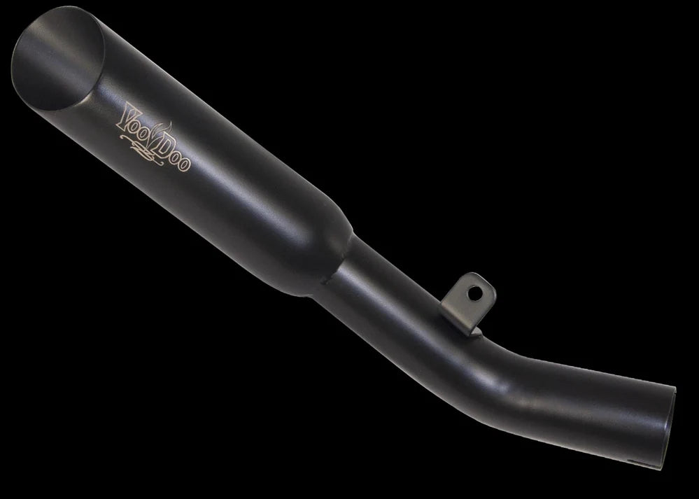 Voodoo SHORTY Slip On Slash Cut Mufflers - GSXR 600/750 Models
