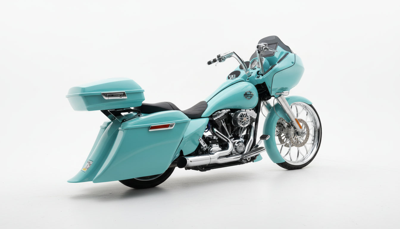 2010 Harley Davidson CVO Bagger Teal 