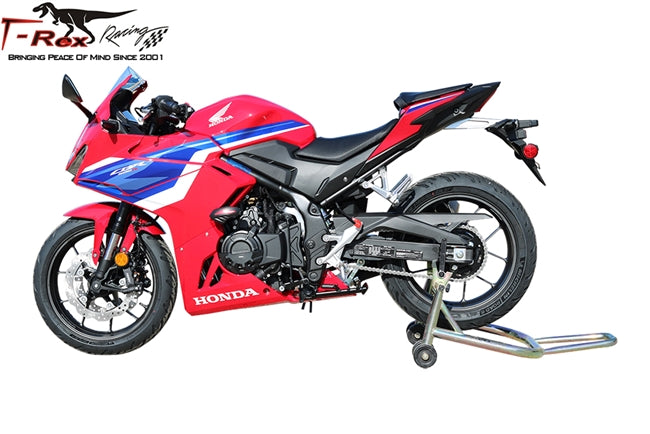 2024 - 2026 Honda CBR500R No Cut Frame Sliders Installed