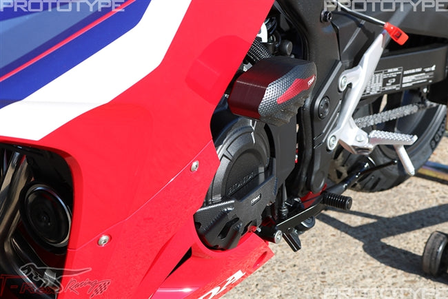2024 - 2026 Honda CBR500R No Cut Frame Sliders Installed 2
