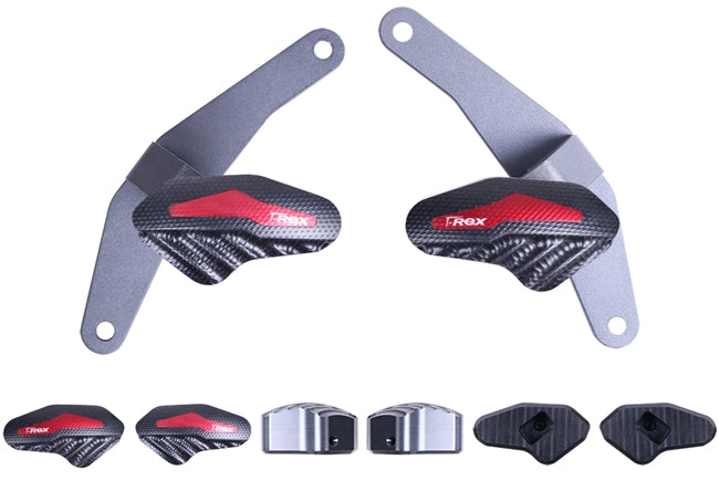 2024 - 2026 Honda CBR500R No Cut Frame Sliders Red