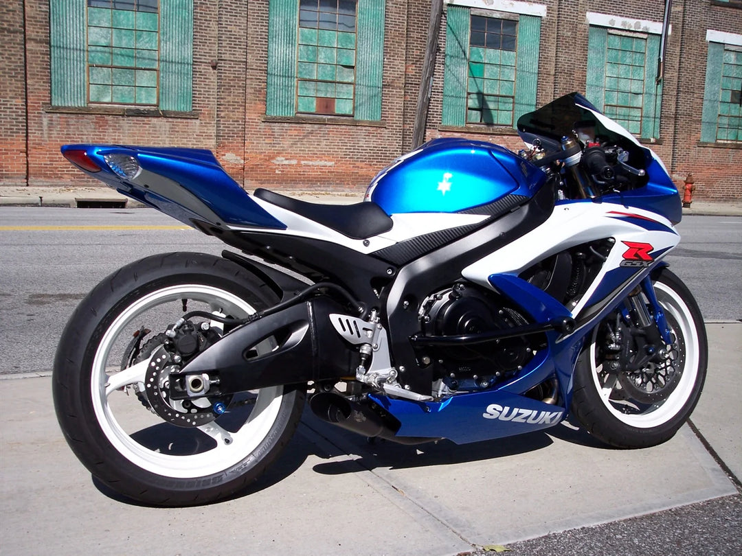 Voodoo SHORTY Slip On Slash Cut Mufflers - GSXR 600/750 Models