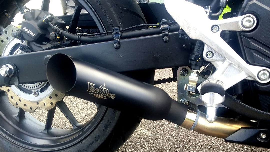 SHORTY Slip On Muffler CBR500R 13-22 Polished or Black Finish