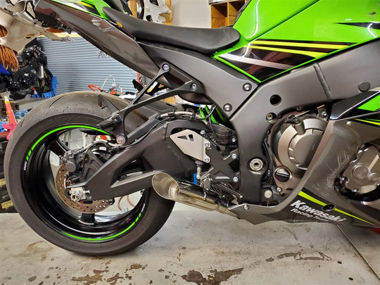 SHORTY Slip On ZX10 16-20 POLISHED or Black Finish