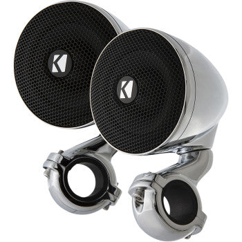 Mini Speakers - 2 ohm - Chrome