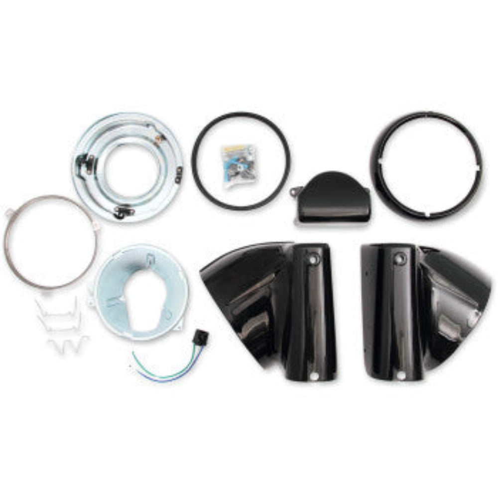 7" Nacelle Headlight Kit - Black