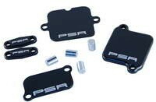 Air Injection Block-Off Plate -Pair Valve - Black - Honda CB/CBR PSR 