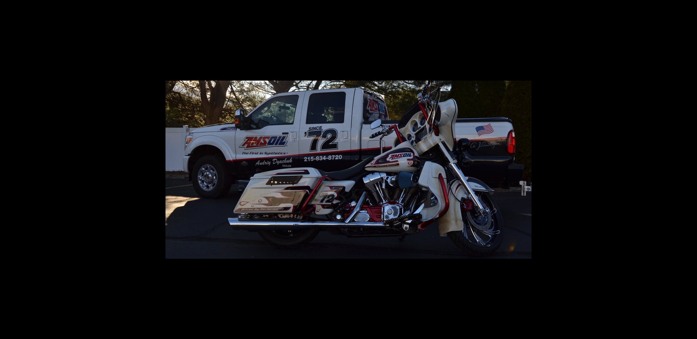 Amsoil Bagger and Dealer Truck