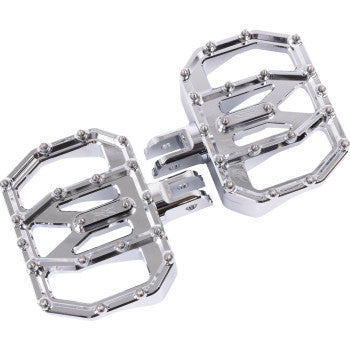 THRASHIN SUPPLY CO Mini Aggressor Floorboards 18-24 Softail W/Driver Mounts