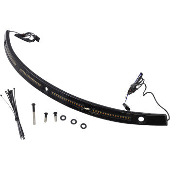 Genesis® 4 Dynamic LED Batwing Windshield Trim (Black)
