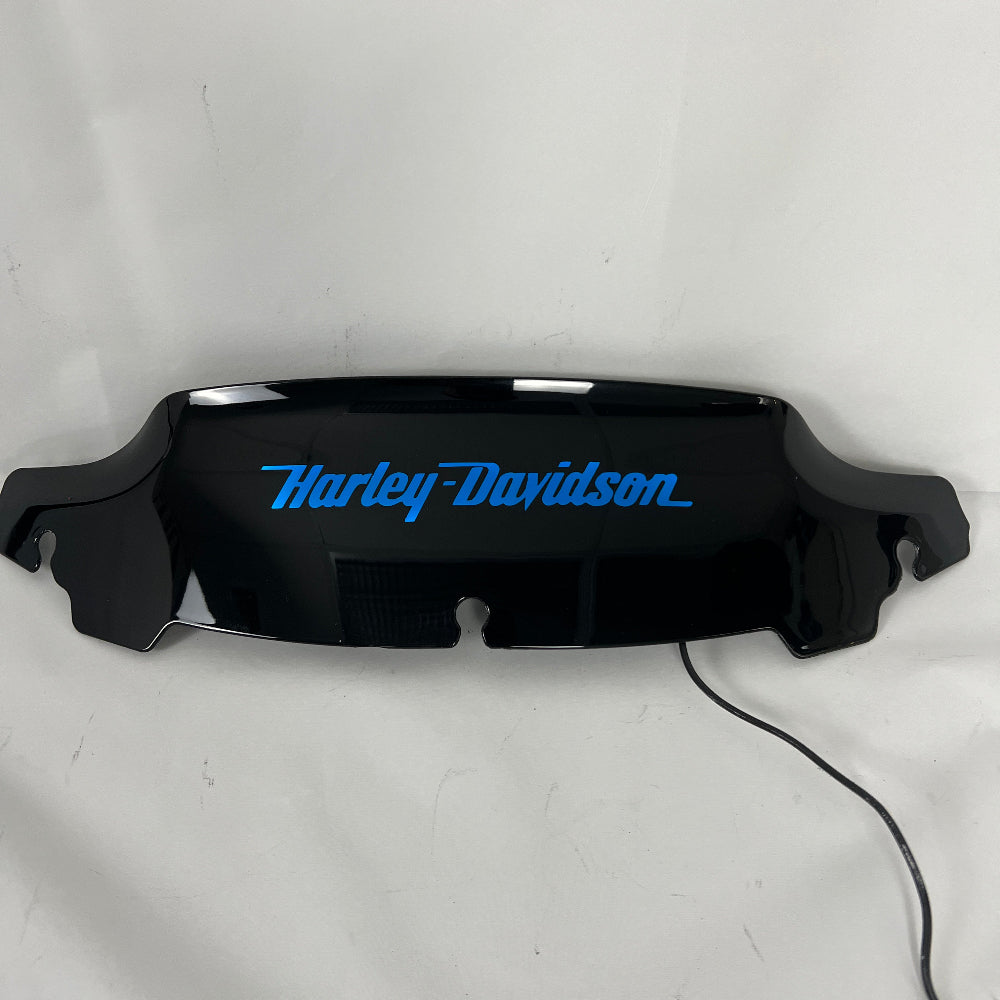 Harley Davidson Street Glide LED Windscreen 14-22 blue