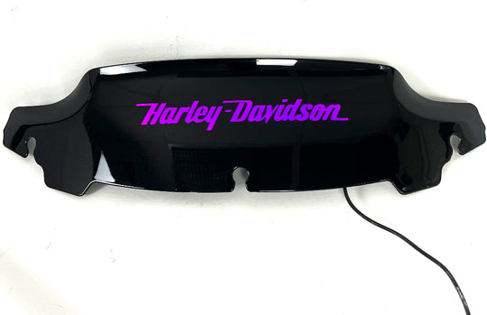Harley Davidson Street Glide LED Windscreen 14-22 purple