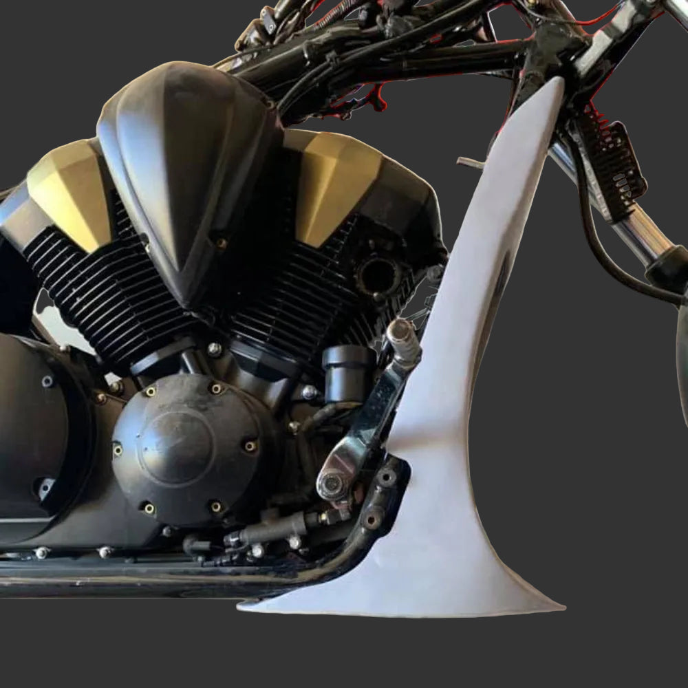 Honda Fury Radiator Cover Unfinished Installed 
