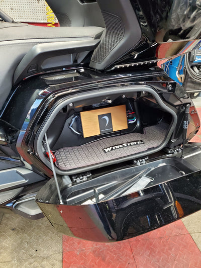Honda Goldwing Audio Upgrades Amp Mounting