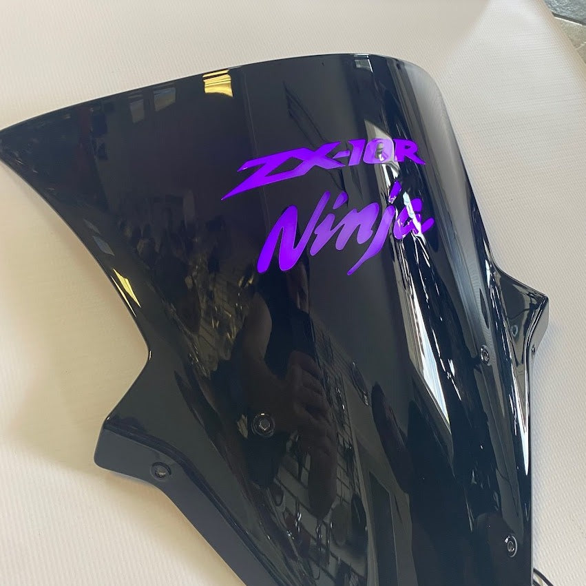 Kawasaki zx10R Led Light Up windscreen