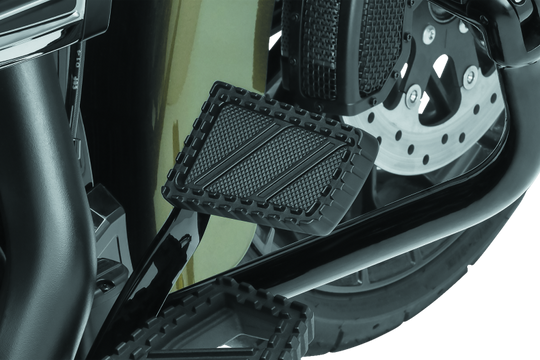 Kuryakyn Riot Brake Pedal Pad FL Models Satin Black