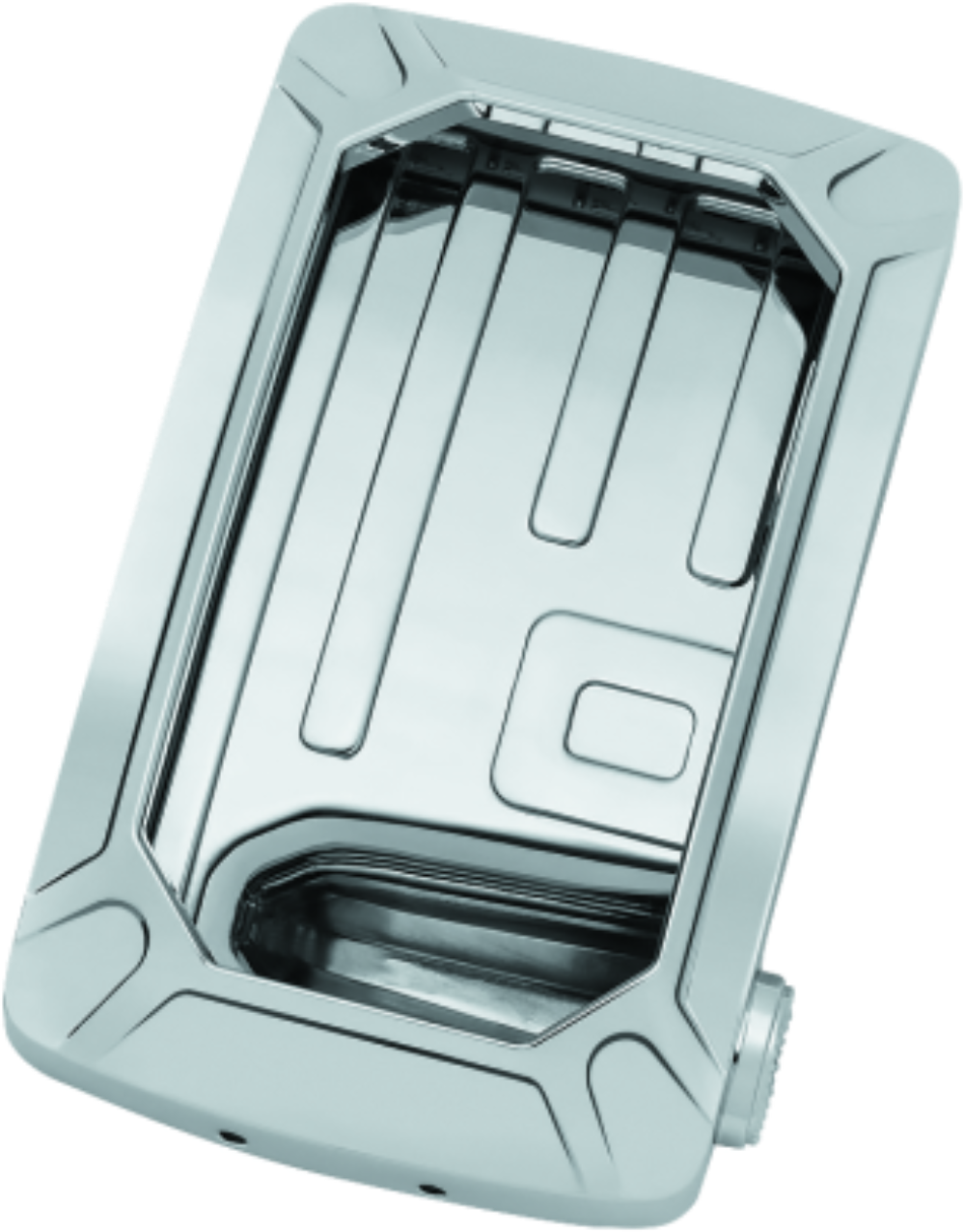 Kuryakyn_Nova_Curved_Vertical_Mount_Side_License_Plate_Holder_Chrome