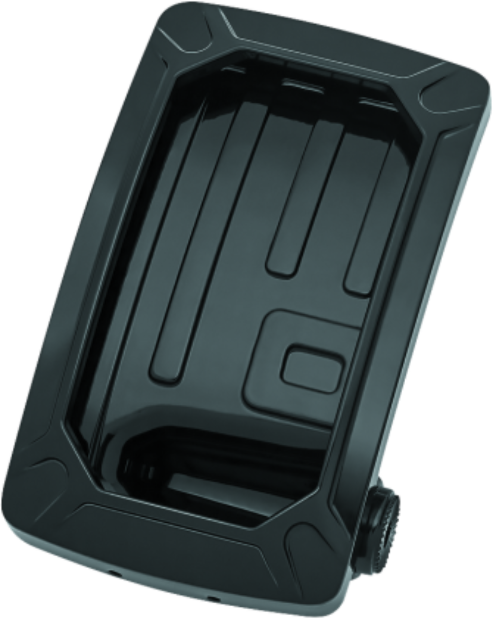 Kuryakyn_Nova_Curved_Vertical_Mount_Side_License_Plate_Holder_Gloss_Black