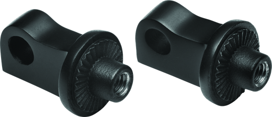 Kuryakyn Riot Mini Boards With Adaptors Satin Black