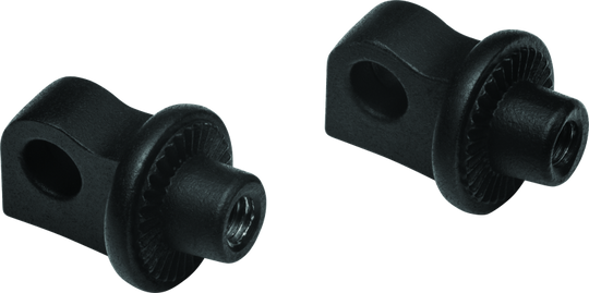 Kuryakyn Riot Pegs With Adaptor Satin Black