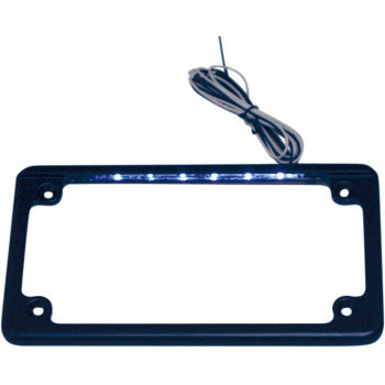 License Plate Frame Led light Black