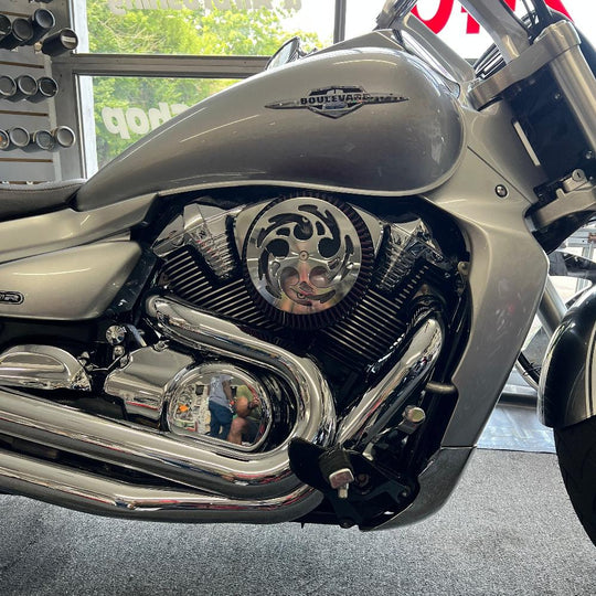M109R BIg Sucker Savage Design Chrome Installed