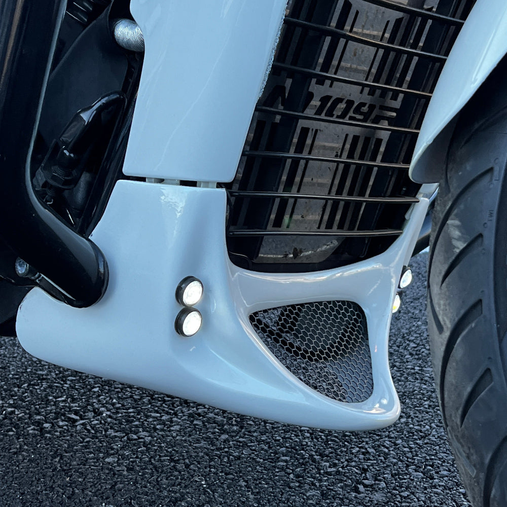 M109R LED Chin Spoiler Pearl White