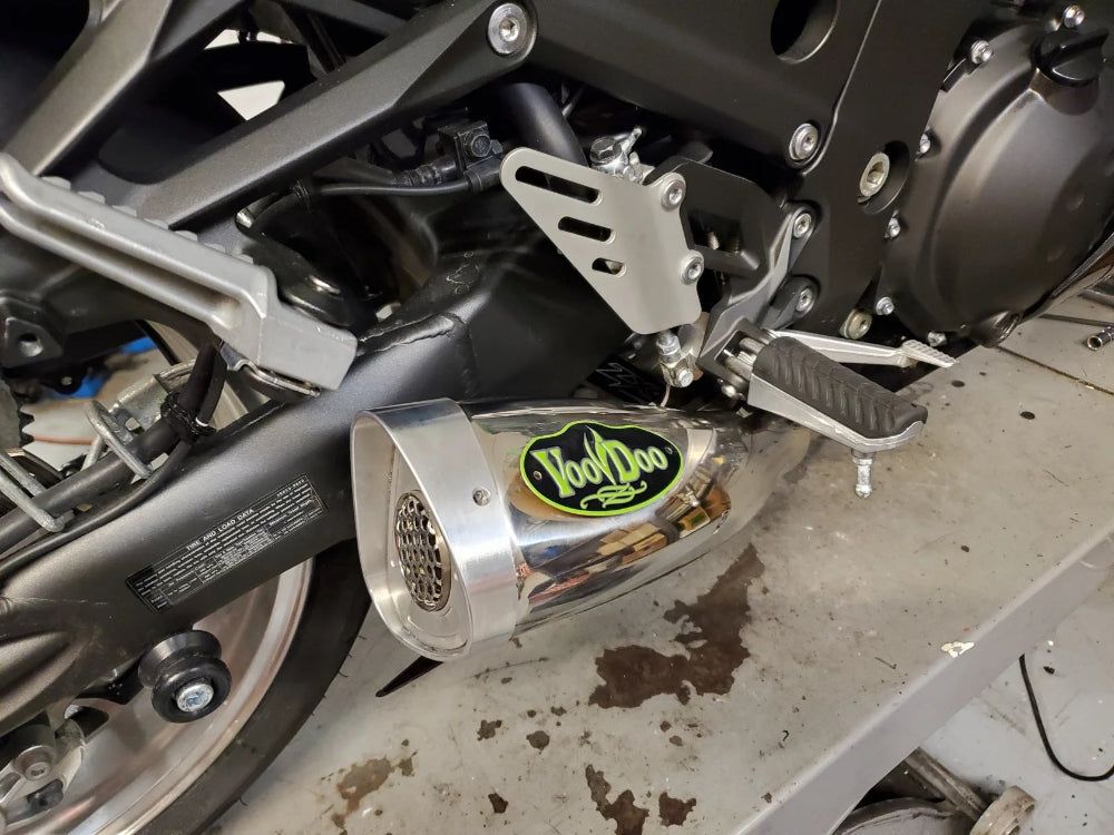 MOJO ZX14 ZX14R 06-25 4 INTO 1 Polished w Green Badge 1
