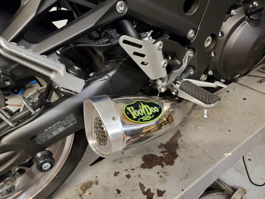 MOJO ZX14 ZX14R 06-25 4 INTO 1 Polished w Green Badge 1
