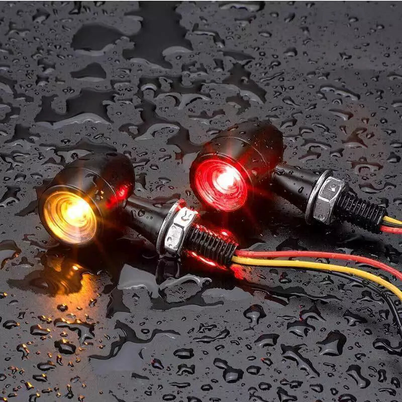 Mini LED REAR Turn Signals Black or Chrome Finish