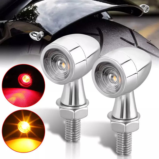 Mini LED REAR Turn Signals Black or Chrome Finish