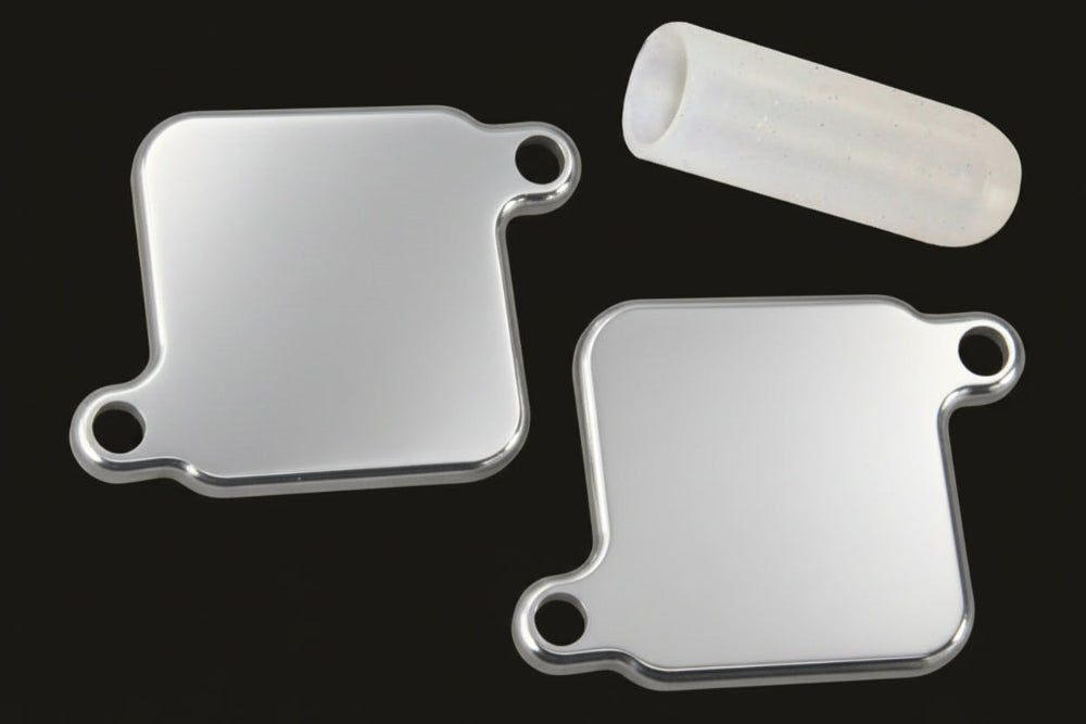 P.A.I.R. VALVE BLOCK OFF GSXR1000 01-08 17-25, GSXR750 00-05, GSXR600 01-05 BLACK VPVGSXR1K1