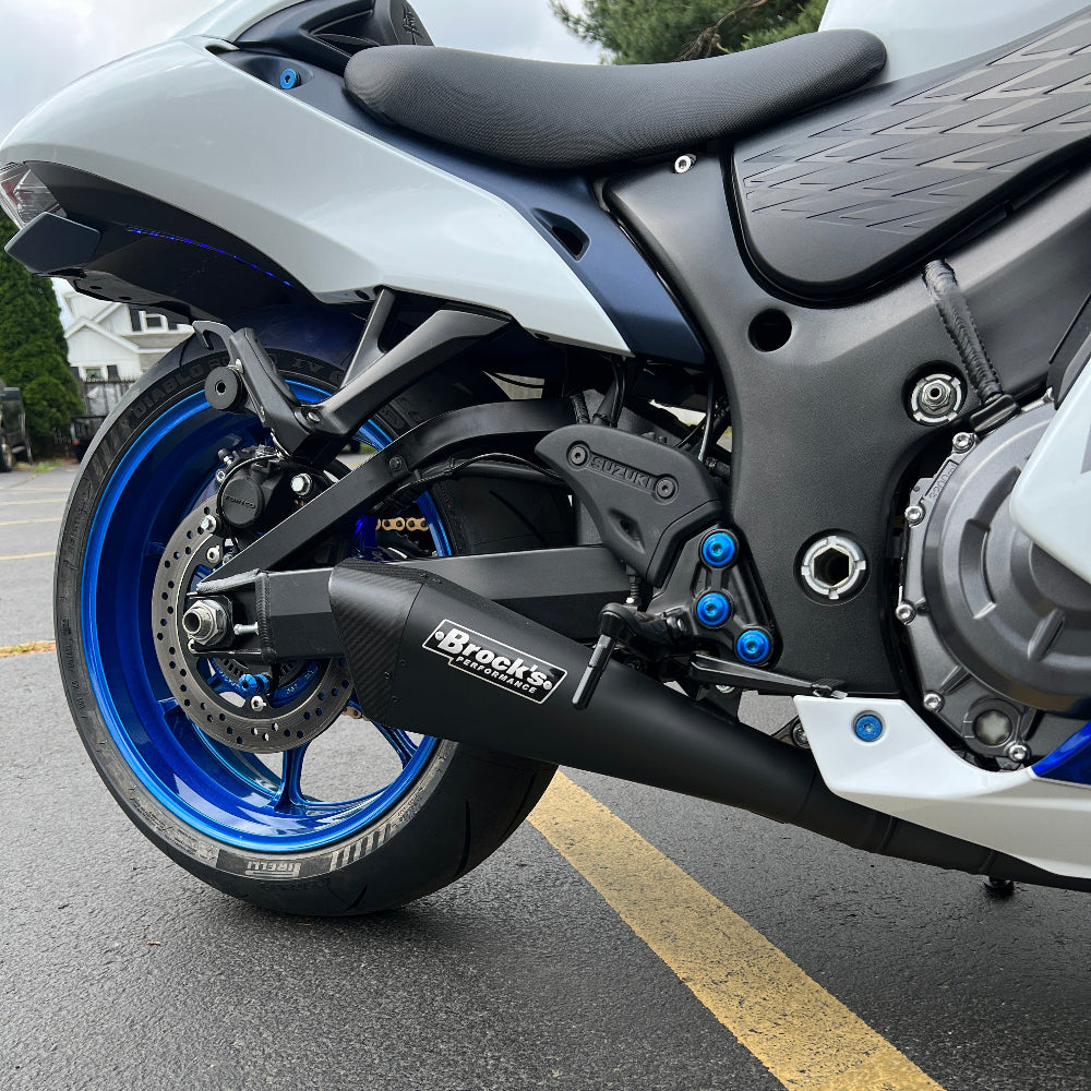 Penta-Carbon Full System 15" Muffler Suzuki Hayabusa (21-26) Black