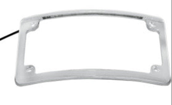 Radius LED License Plate Frame Chrome
