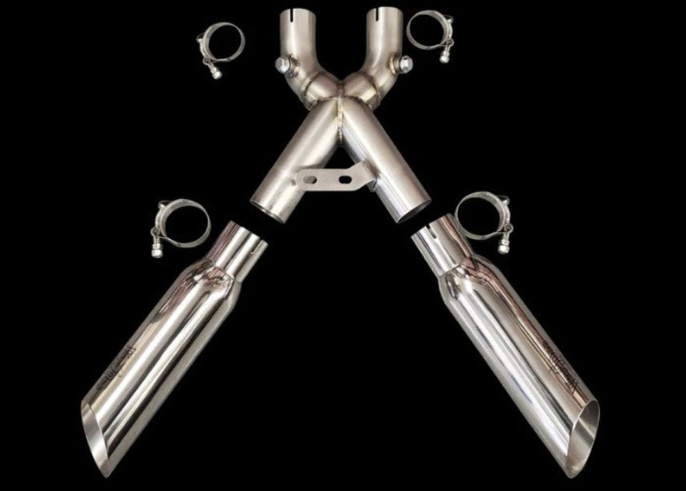 SHORTYDUALX-PIPEHAYABUSA21-26POLISHEDVEBUSAM2CDP