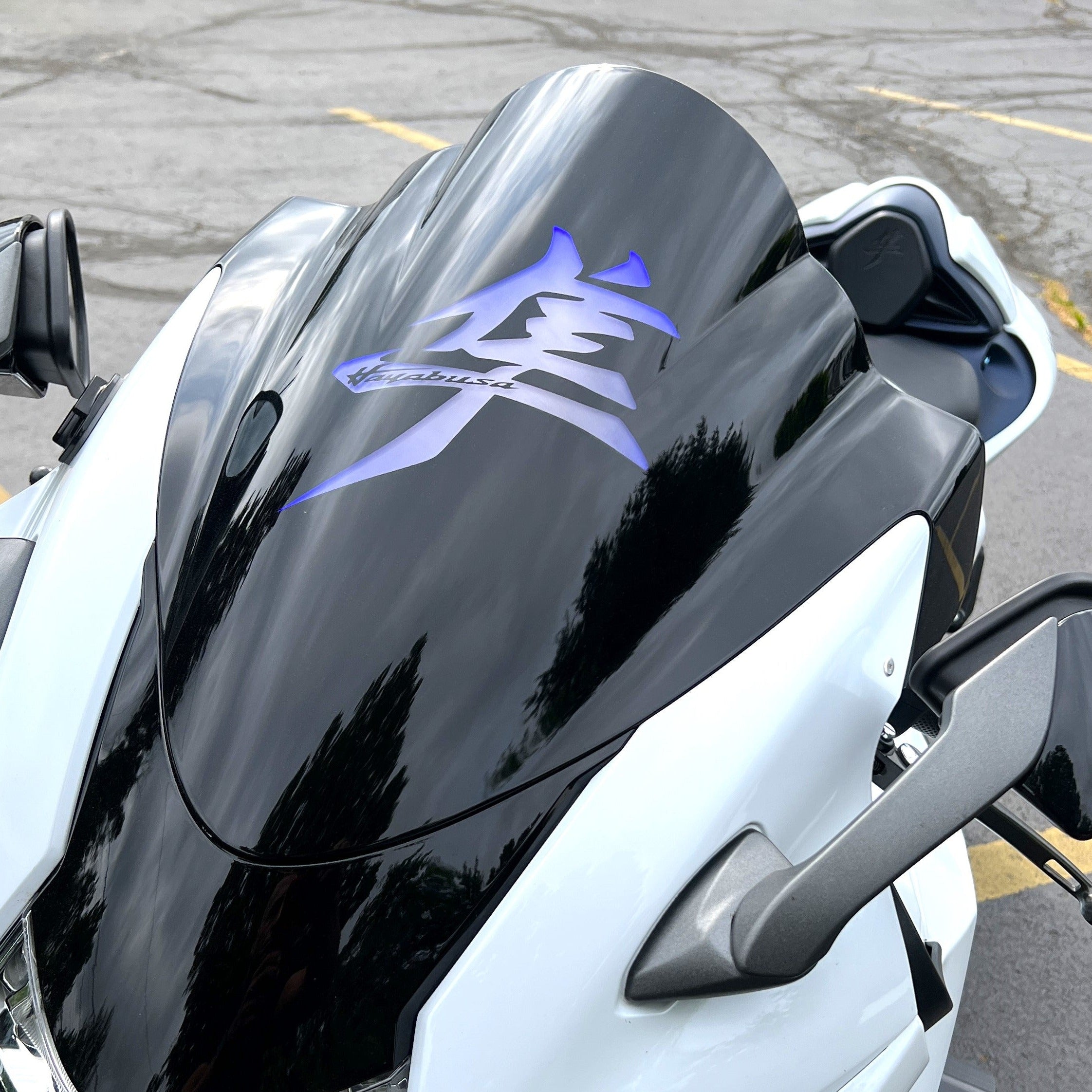 TOC Suzuki Hayabusa LED Windscreen Gen 3 'KANJI Design' '21