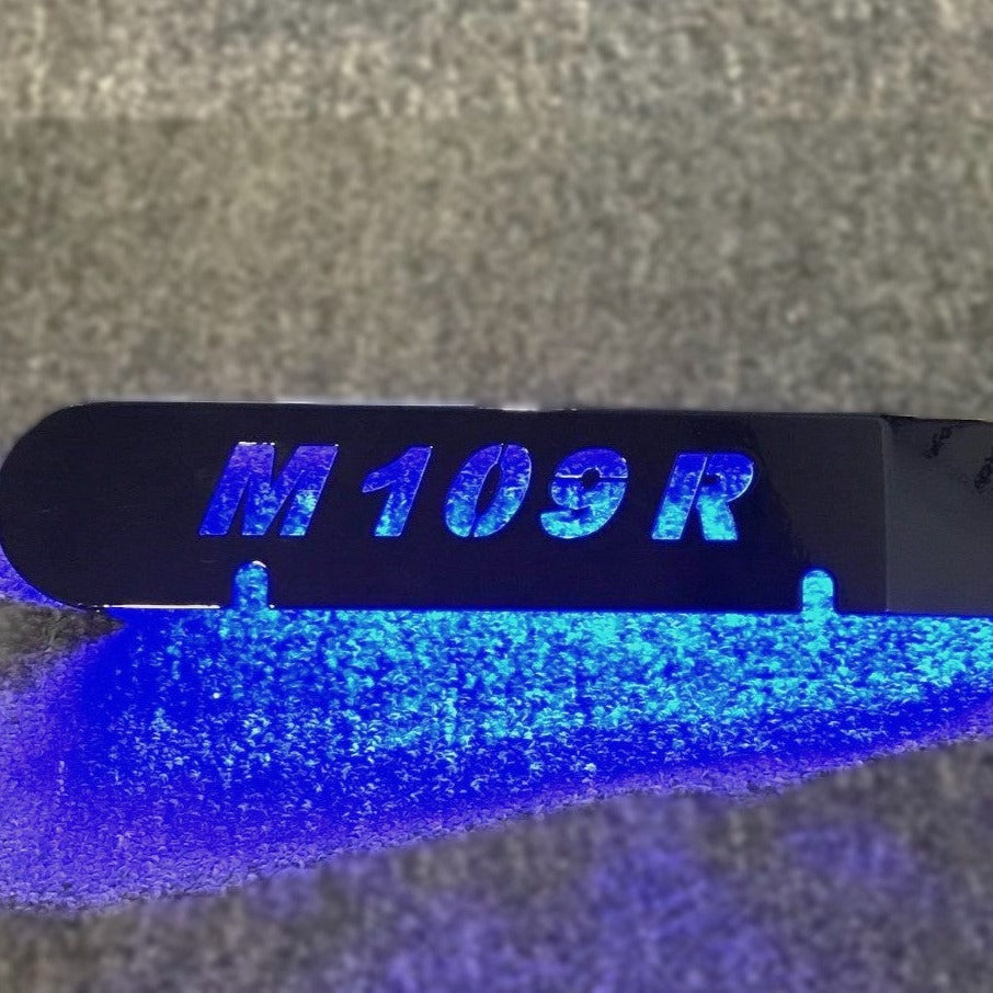 Gloss Black Swingarm Cover M109R with Led 