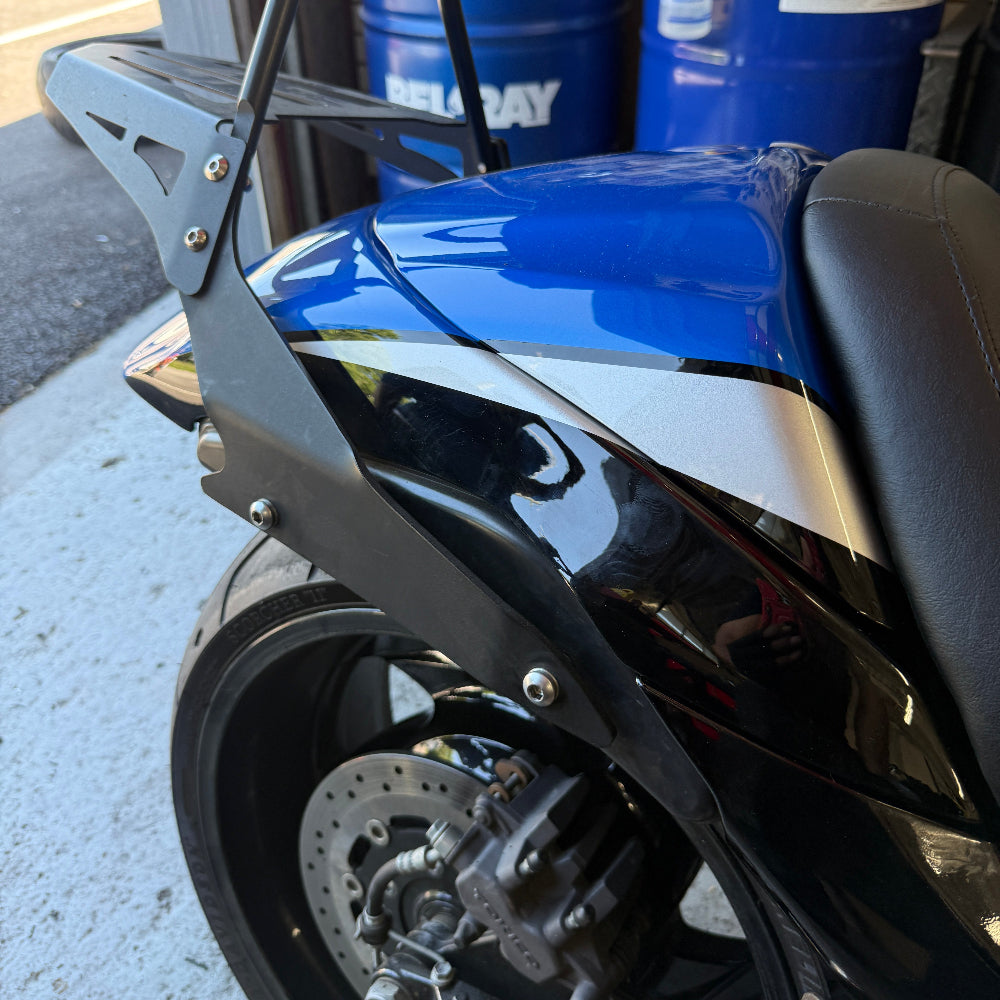 Suzuki M109R Bobber Tail Painted OEM Color Match Installed