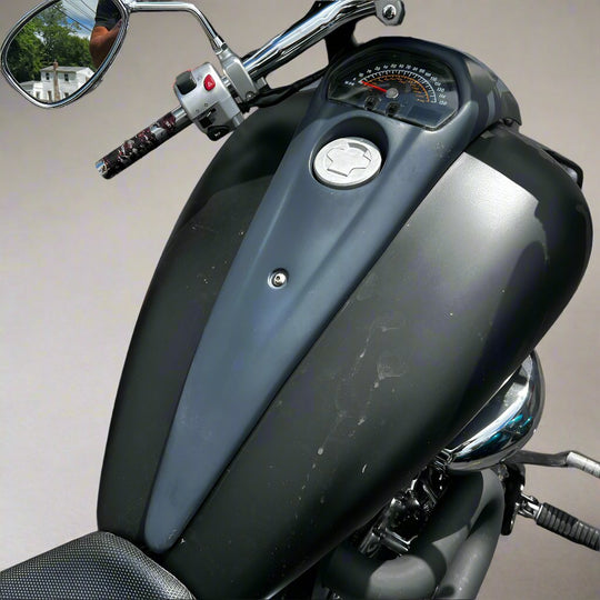 Suzuki M109R Extended Fuel Tank Dash Unfinished Installed